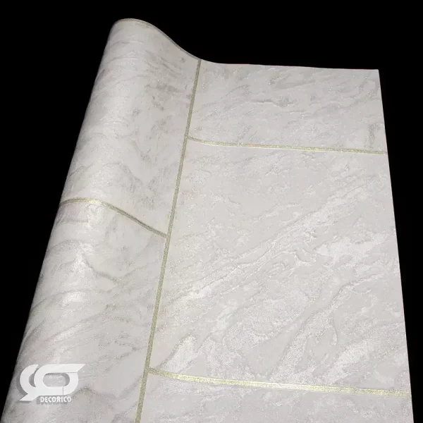 کاغذ دیواری شاین دار طرح هندسی آلبوم آما6 کد 652 نمای کامل