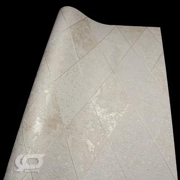 کاغذ دیواری شاین دار طرح هندسی آلبوم آما6 کد 624 نمای کامل
