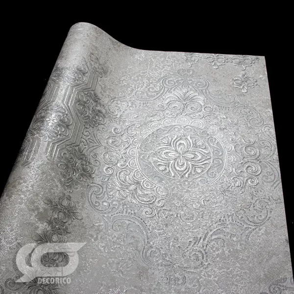 کاغذ دیواری قیمت مناسب طرح داماسک آلبوم ملبورن کد 1240 نمای کامل